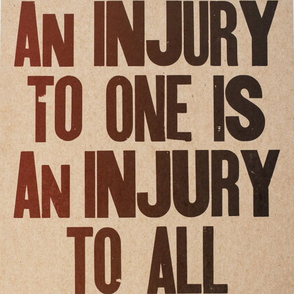 An Injury to All print