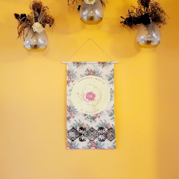 Another World – Papaver lapponicum wall banner