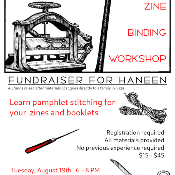 Zine Binding Workshop – Registration
