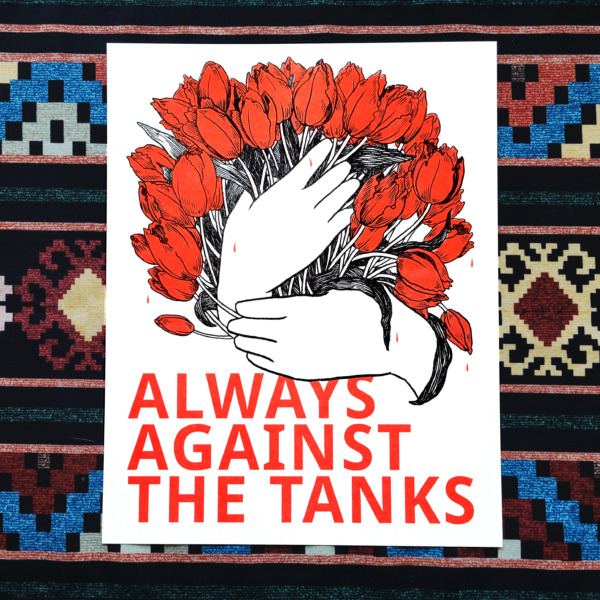 Against the Tanks print