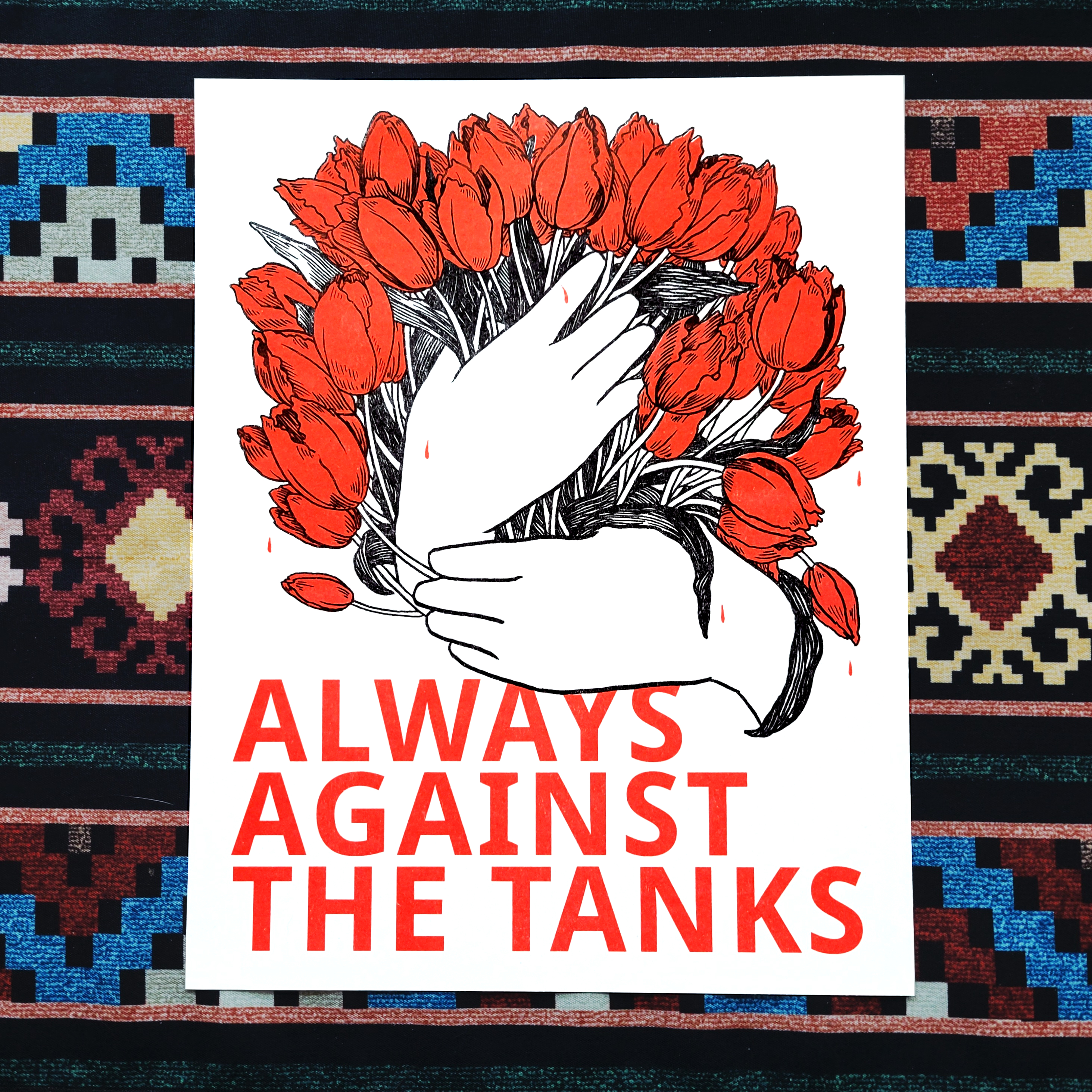 Against the Tanks print