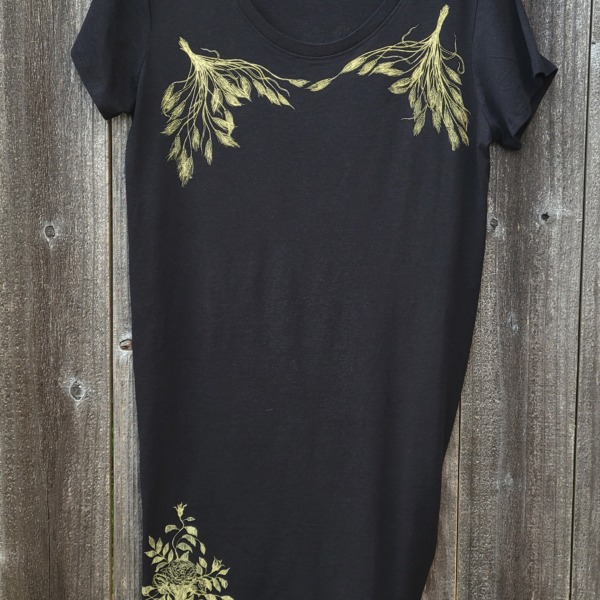 Wheat + Garden and Wild Roses XL dress