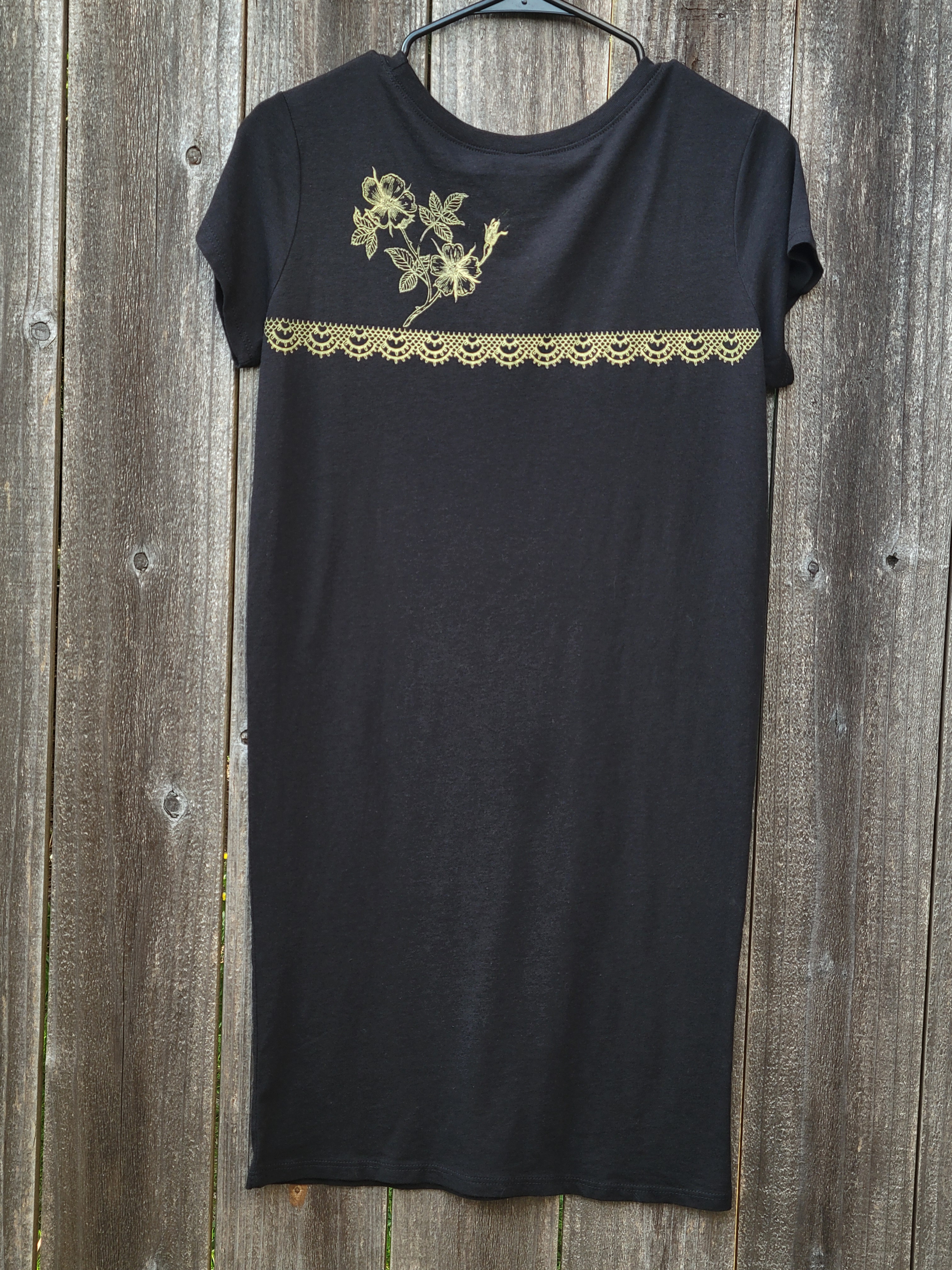 Wild Roses + Lace medium dress - Image 2