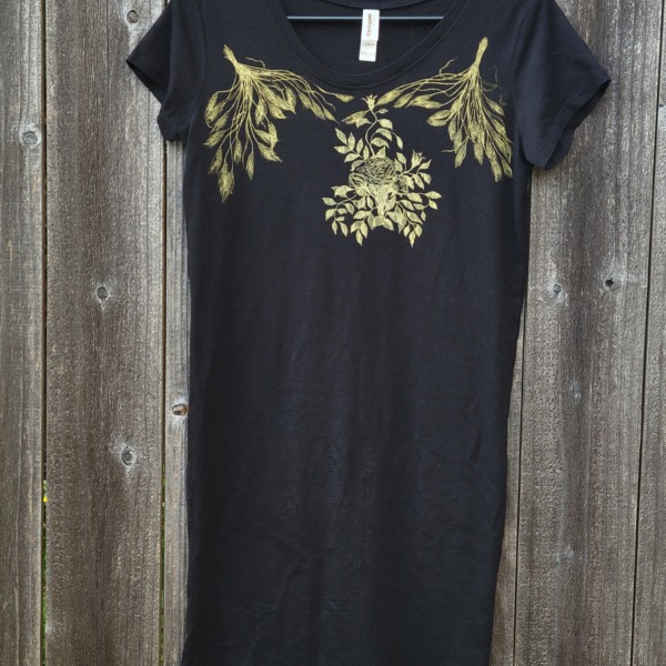 Wheat + Roses medium dress